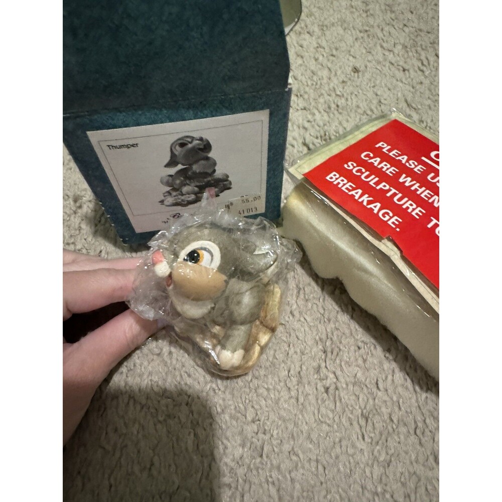 WDCC Thumper Bambi Hee Hee Hee Trowel Mark 1995 W/ Box & COA Sealed Disney Rare